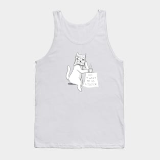 Illegal Cat Tank Top